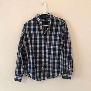 Mens Slim Small J. Crew Casual Shirt